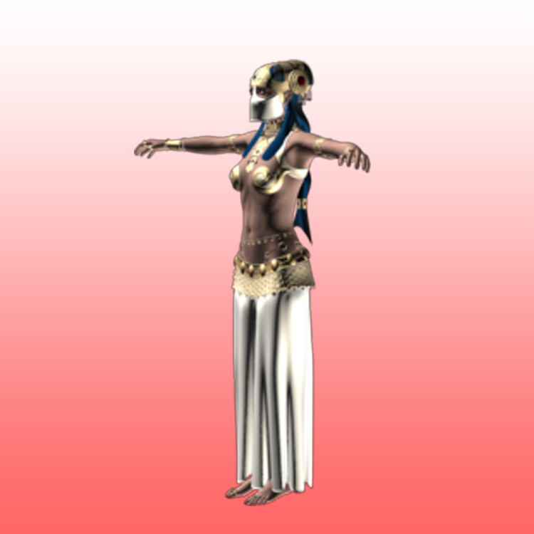 Arab Dancer 3d model